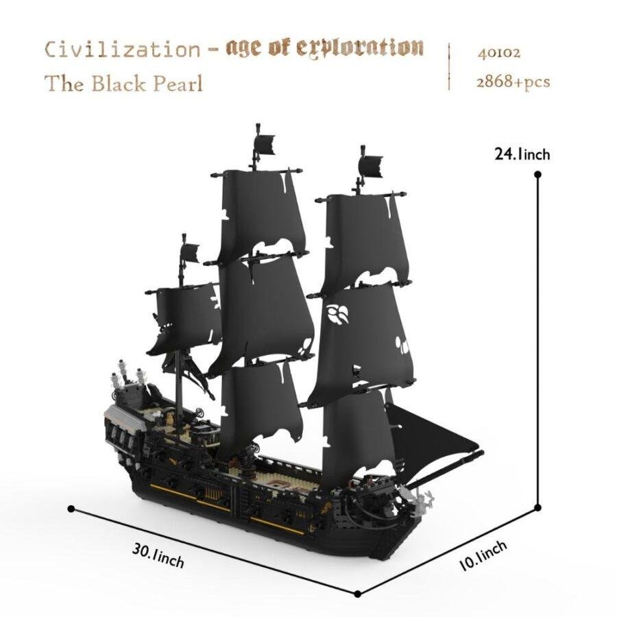 B.P Pirate Ship 40102 - jmb 4