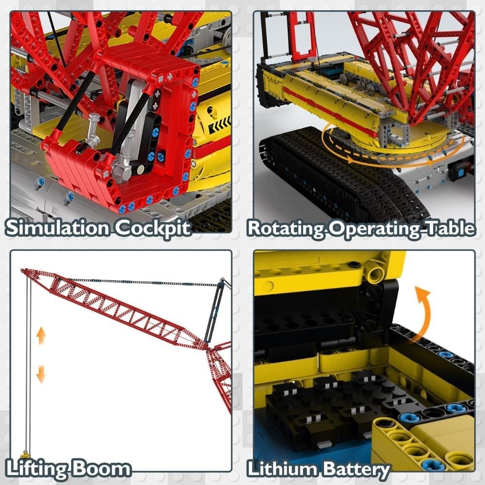 JMBricklayer RC Crawler Crane 61119 -5