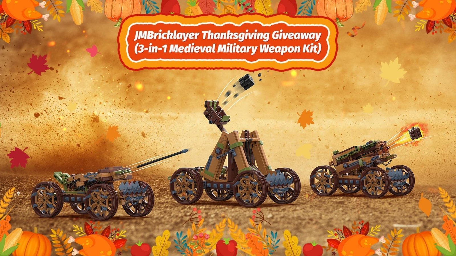 New Launch, T-Day Giveaway & Sale - JMBricklayer
