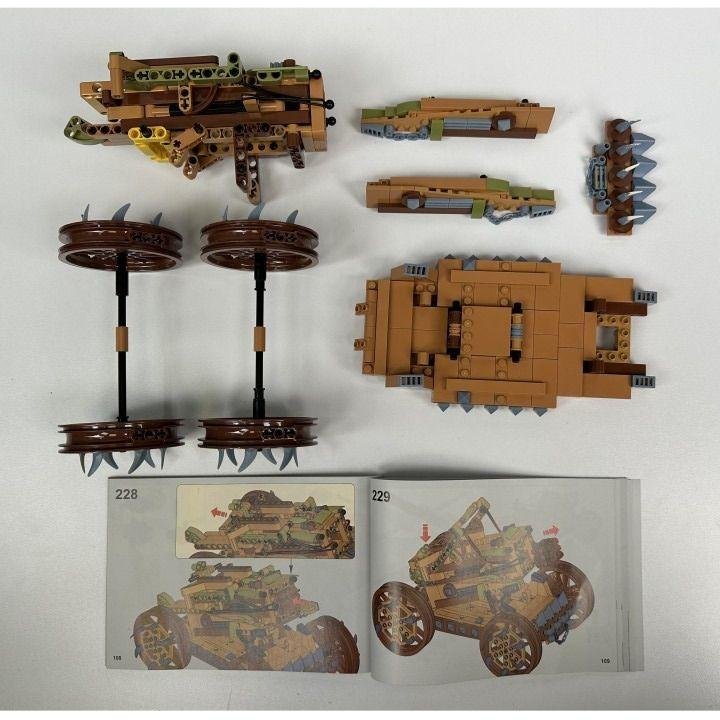 How to Quickly Take Apart 3in1 Medieval Weapon 30001 Set?-JMBricklayer/JMB-Disassemble the Whole-Image-1
