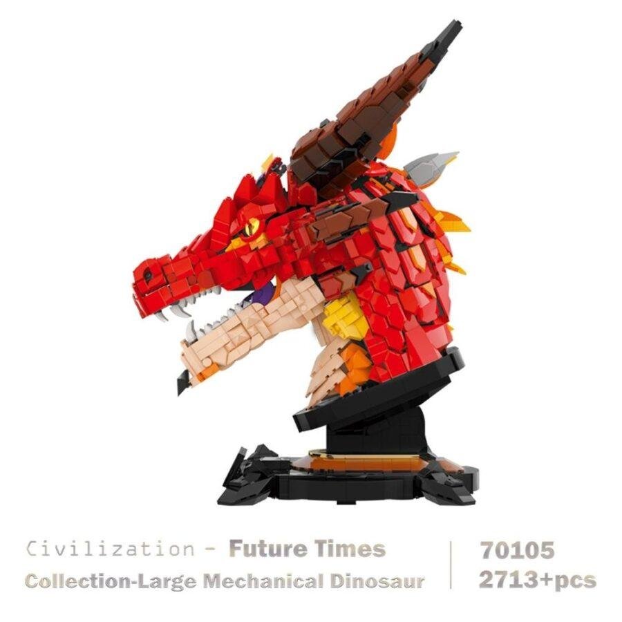 JMBricklayer JM block brick kit ser Dragon Head 70105 - img 6