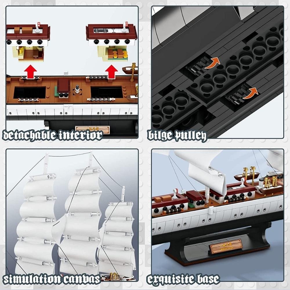 JMBricklayer JMB The White Swan Ship 40104 - 3