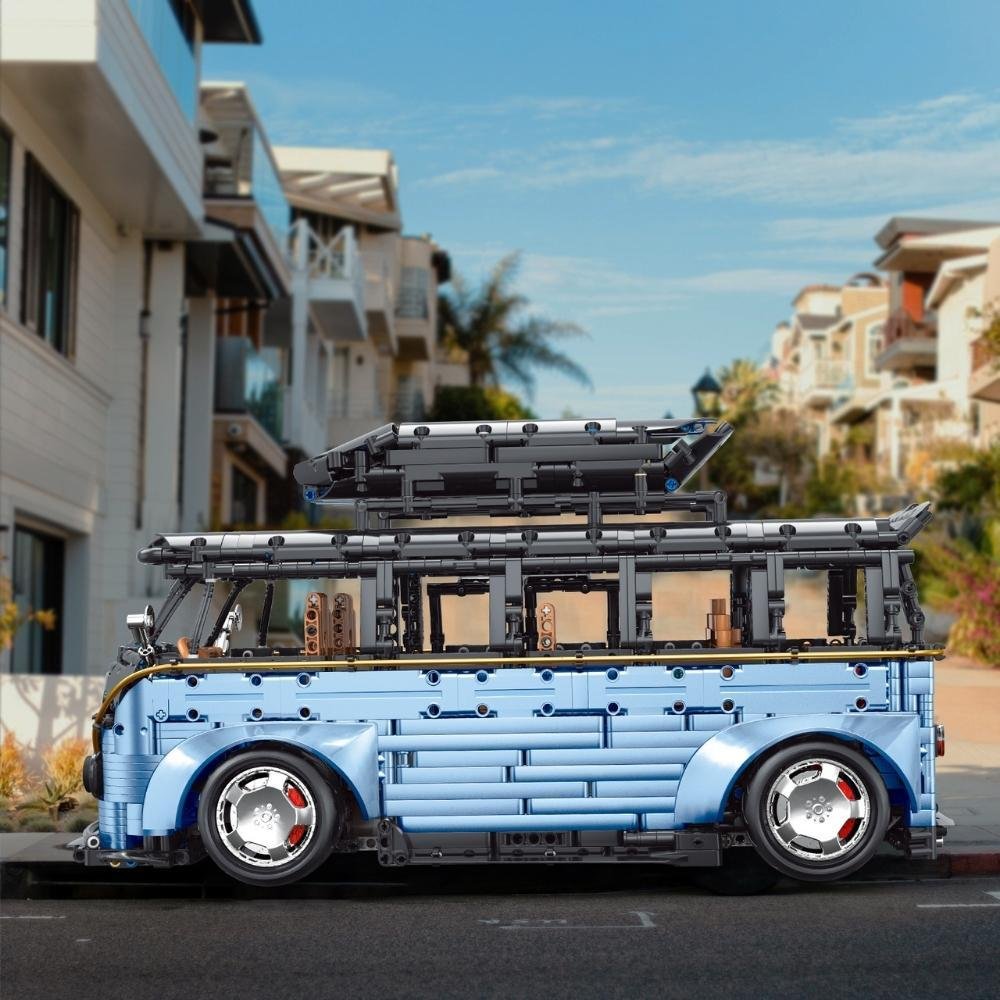 JMBricklayer JMB 1:8 Camper Van 60125, Blue - img 5