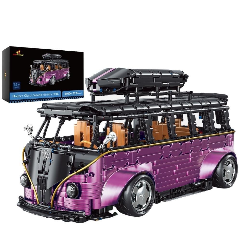 JMBricklayer JMB 1:8 Camper Van 60126, Purple. Product img 1