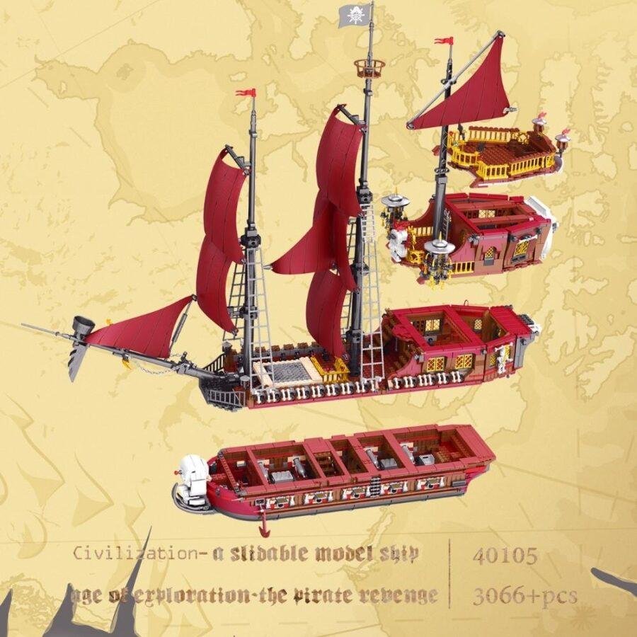 JMBricklayer JMB The Pirate Revenge Ship 40105 - Product img 2
