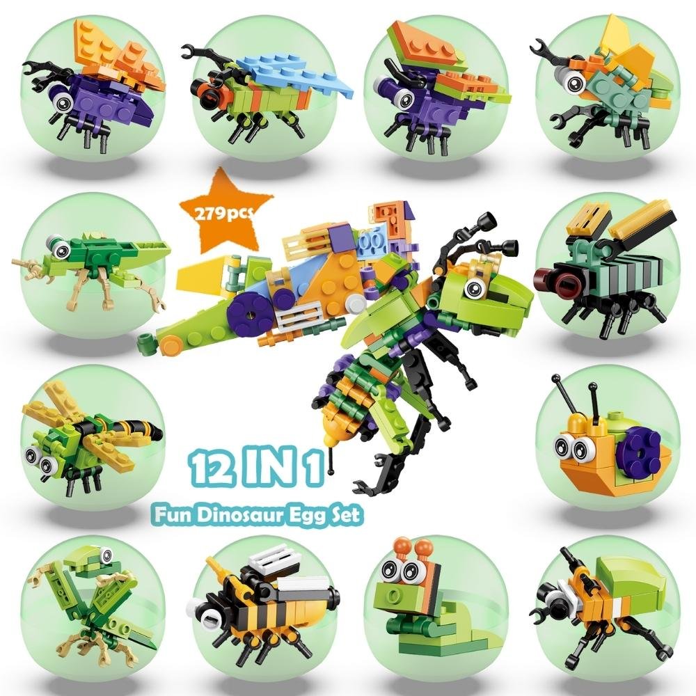 JMBricklayer JMB 12 Packs Insect Theme Easter Eggs, 10102 - IMG 3