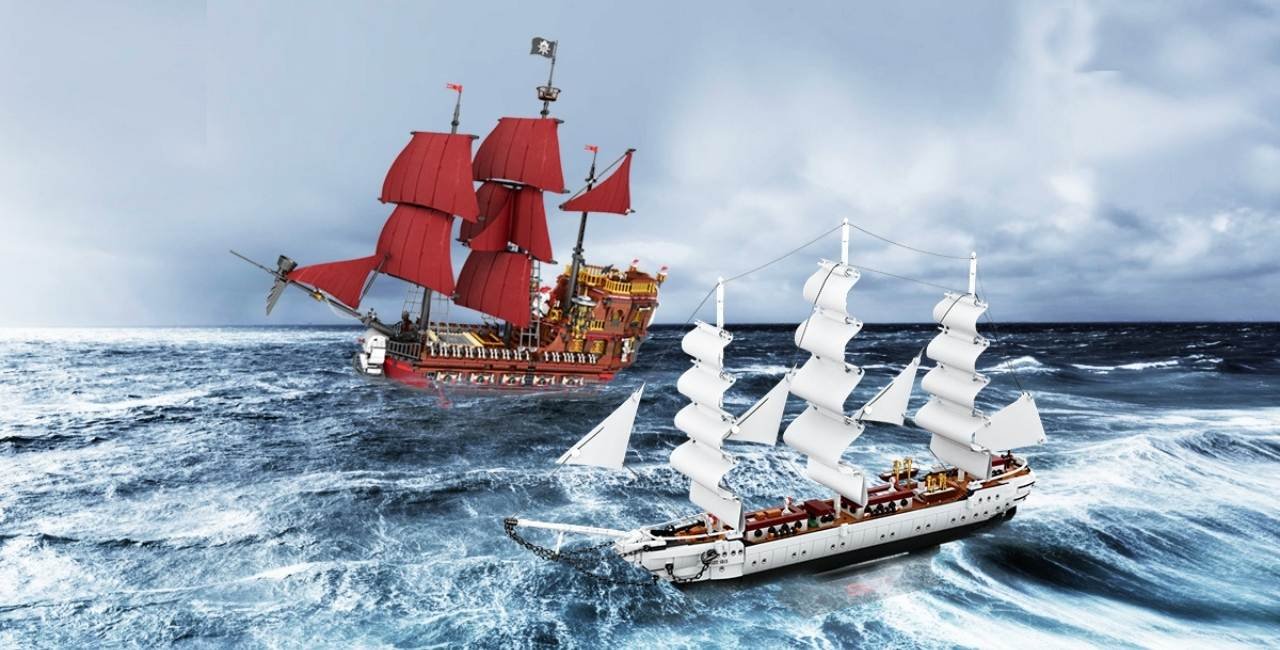 JMBricklayer JMB Age of Exploration - Pirate Ship Series Giveaway 40105 & 40104- cover