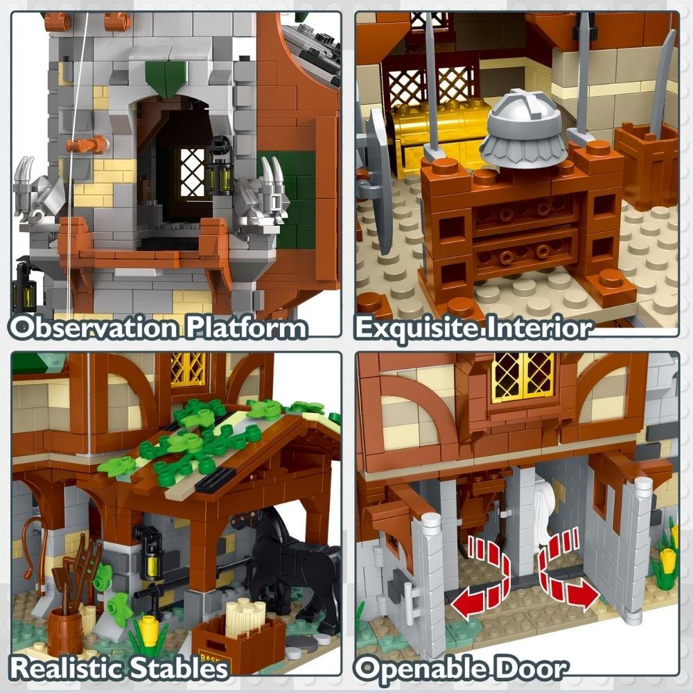 JMBricklayer JMB Medieval Town Stables Guard Tower 30107 - PRODUCTS IMAGE 3