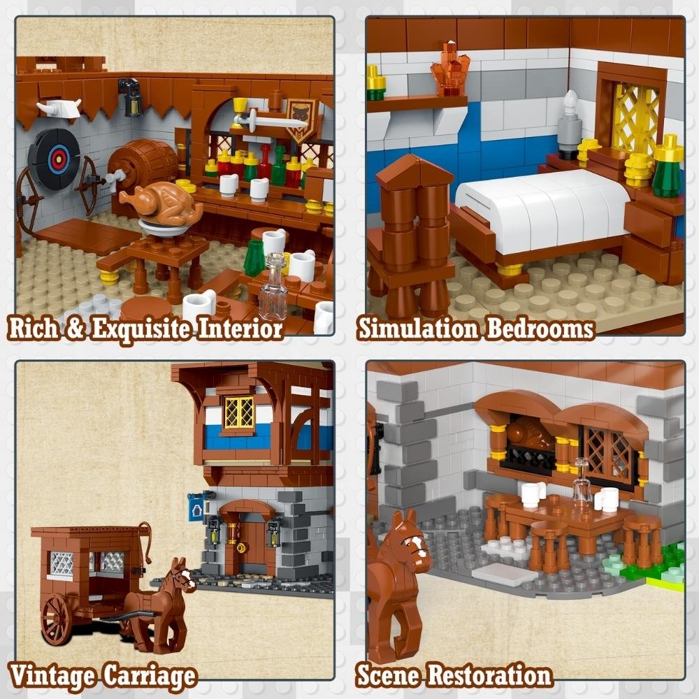 JMBricklayer JMB Medieval Town Tavern 30108 - 05
