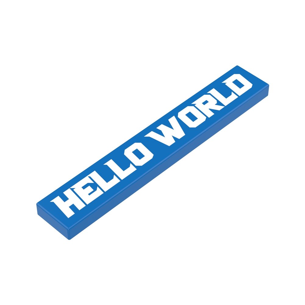JMBricklayer JMB-Tile 1x6-Custom Printing Text Display