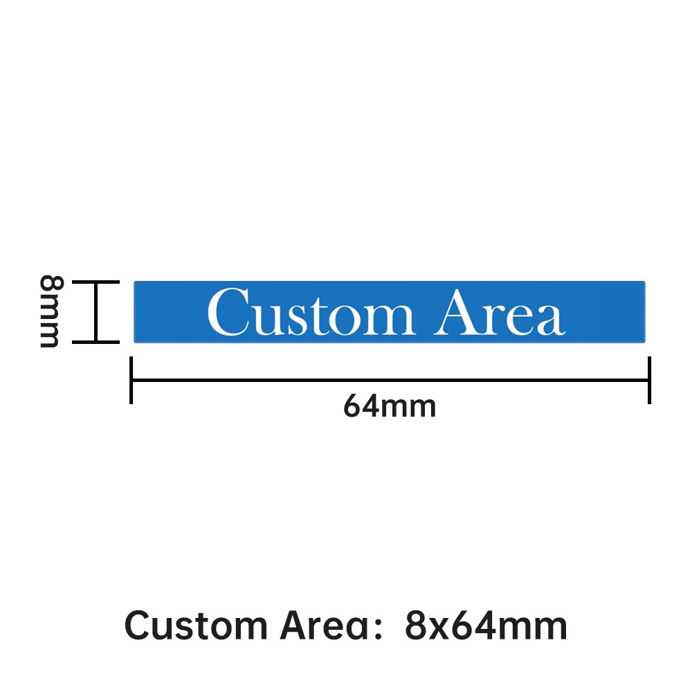JMBricklayer-JMB-Tile 1x8-Custom Printing Custom Area Display