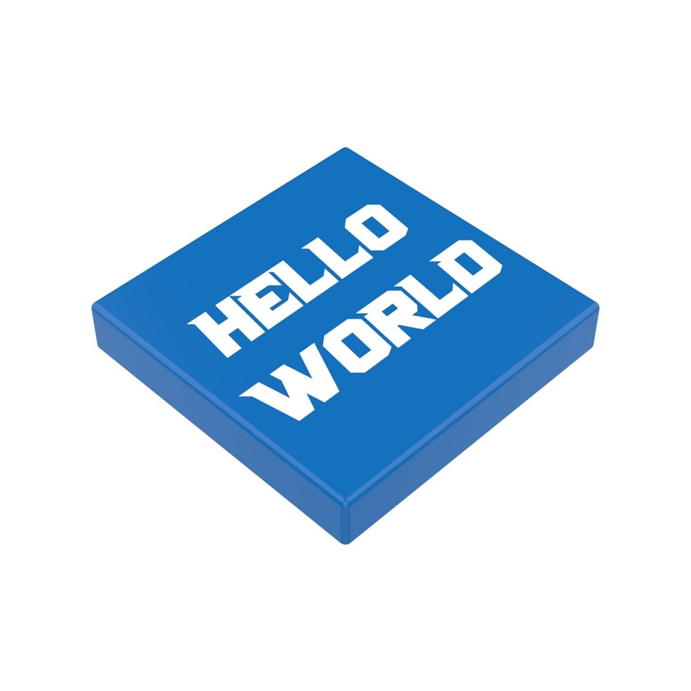 JMBricklayer JMB-Tile 2x2-Custom Printing Text Display