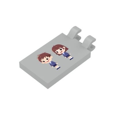 JMBricklayer JMB-Tile 2×3 with Clips-Custom Printing Image Display
