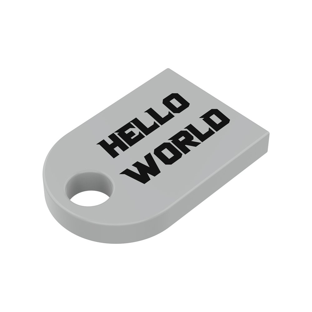 JMBricklayer JMB-Tile 3x2 with Hole-Custom Printing Text Display