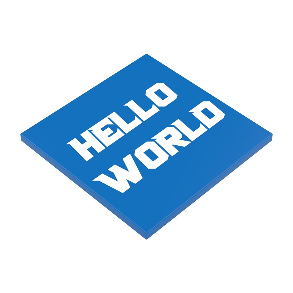 JMBricklayer JMB-Tile 6x6-Custom Printing Text Display