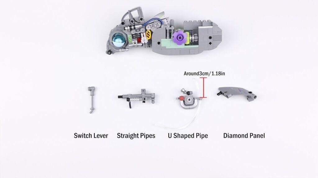JMBricklayer JMB- Chameleon 70124 Building Tutorial-Get ready to install the light tube