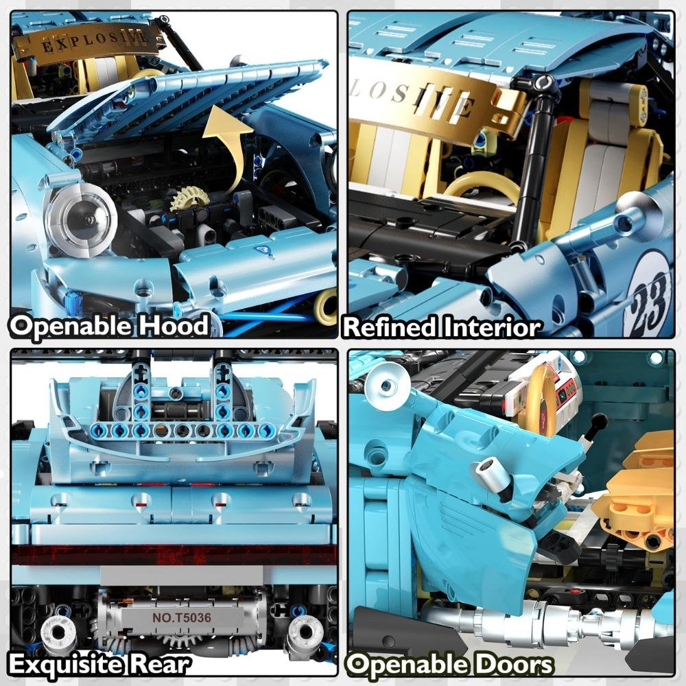 JMBricklayer JMB Porsche RWB 911 Blue 60128 - products img 3