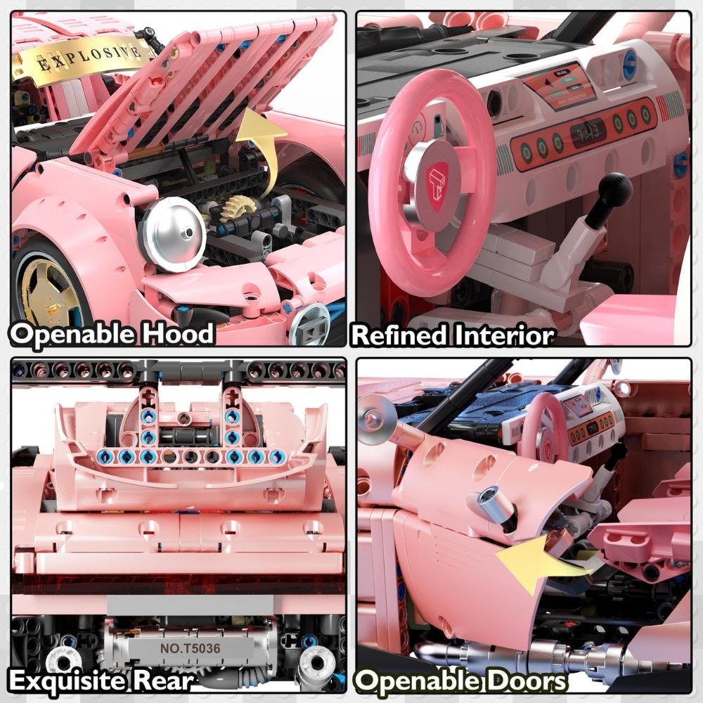 JMBricklayer JMB Porsche RWB 911 Pink 60129 - products img 3