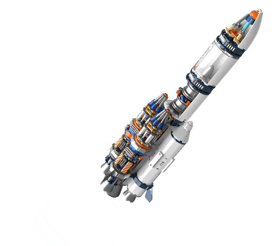Space Series Giveaway - prize Dawn V Rocket 70110 -1