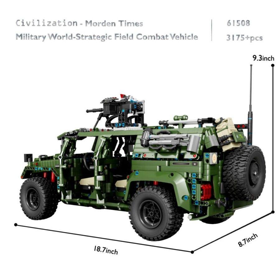 JMBricklayer JMB 1-8 Warrior Off-Road 61508 LEGO compatibility brick set , product page 2