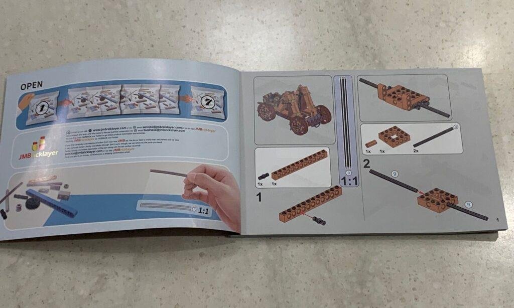 JMBricklayer JMB-Review on 30001 Medieval weapon set-instruction
