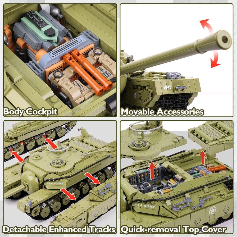 JMBricklayer JMB WW2 T28 Tank 61502 - products img 2