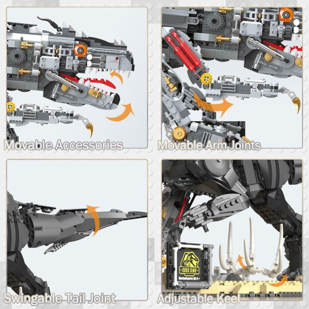 JMBricklayer T-Rex Dinosaur 70001 (Enhanced Version) - main IMG 4