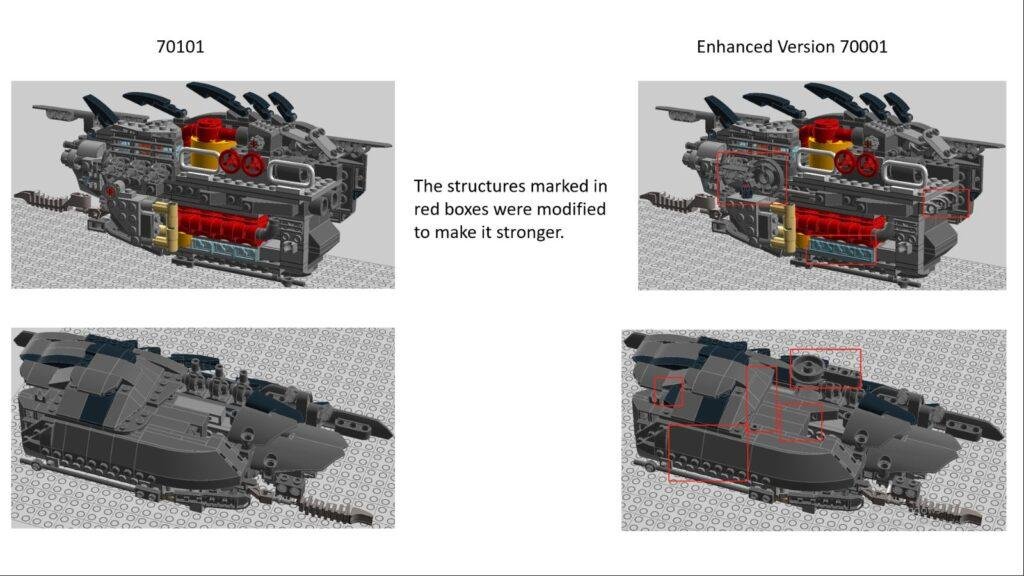 JMBricklayer JMB Upgrade T-Rex 70101 to 70001-04