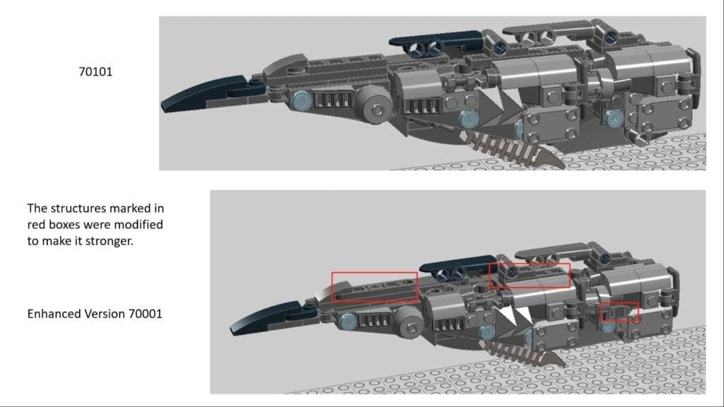 JMBricklayer JMB Upgrade T-Rex 70101 to 70001-05
