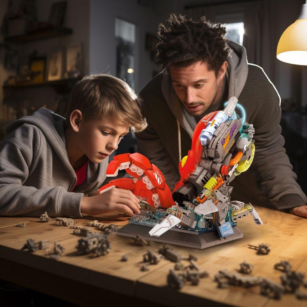 JMBricklayer Mechanical Octopus 70123 brick set toy - img 6