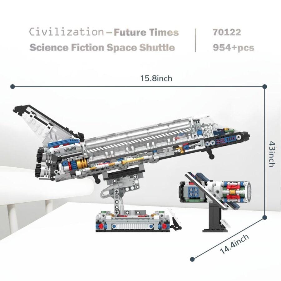 JMBricklayer lego-compatible brick set toy - Space Shuttle 70122 product IMG 1
