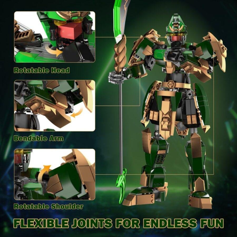 JMBricklayer Lego-compatible brick set toy-Five Tiger Generals-GuanYu 70125 IMG5