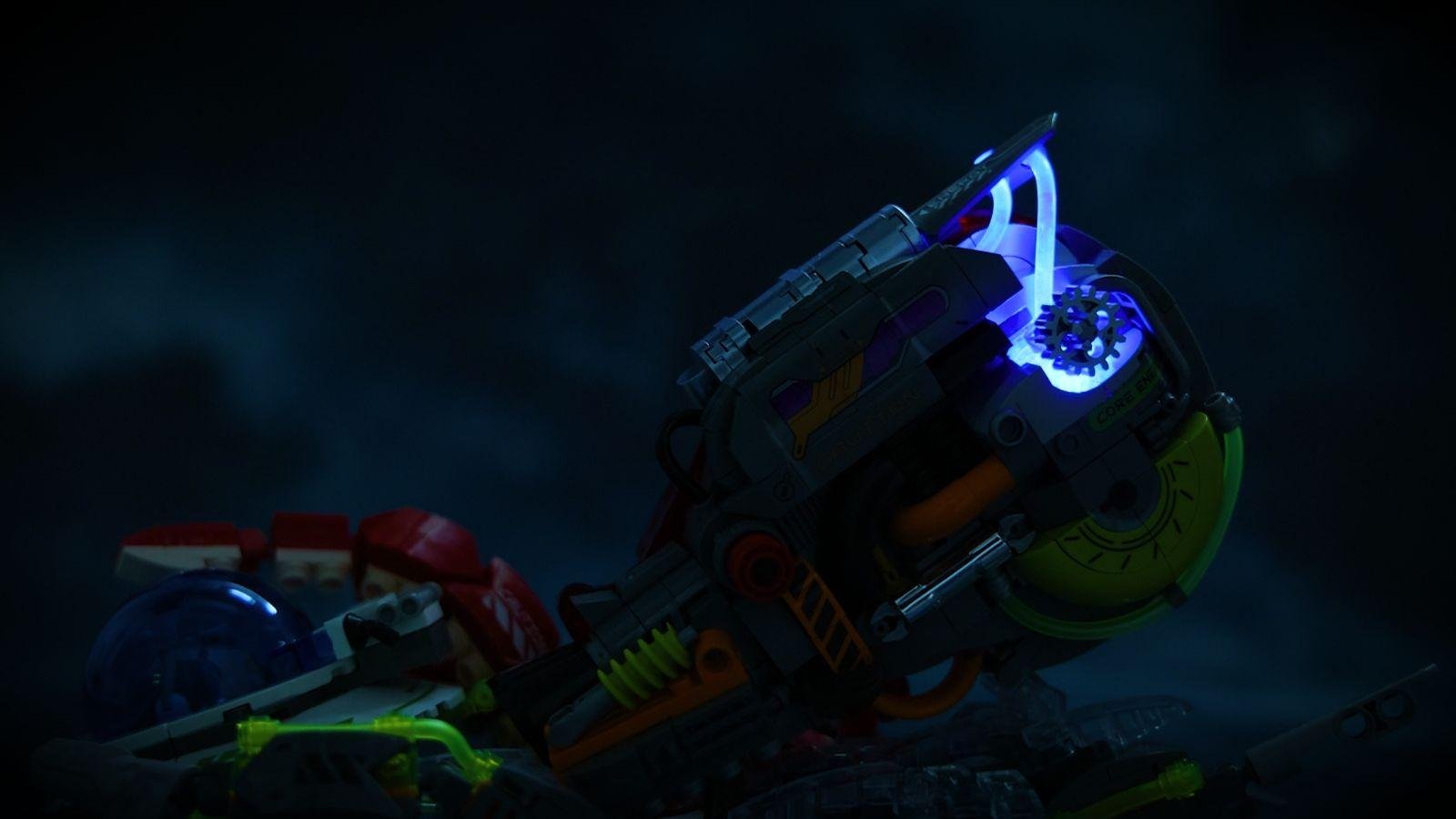 JMBricklaye JMB-New Arrival Mechanical Octopus Set 70123-Glowing Lights