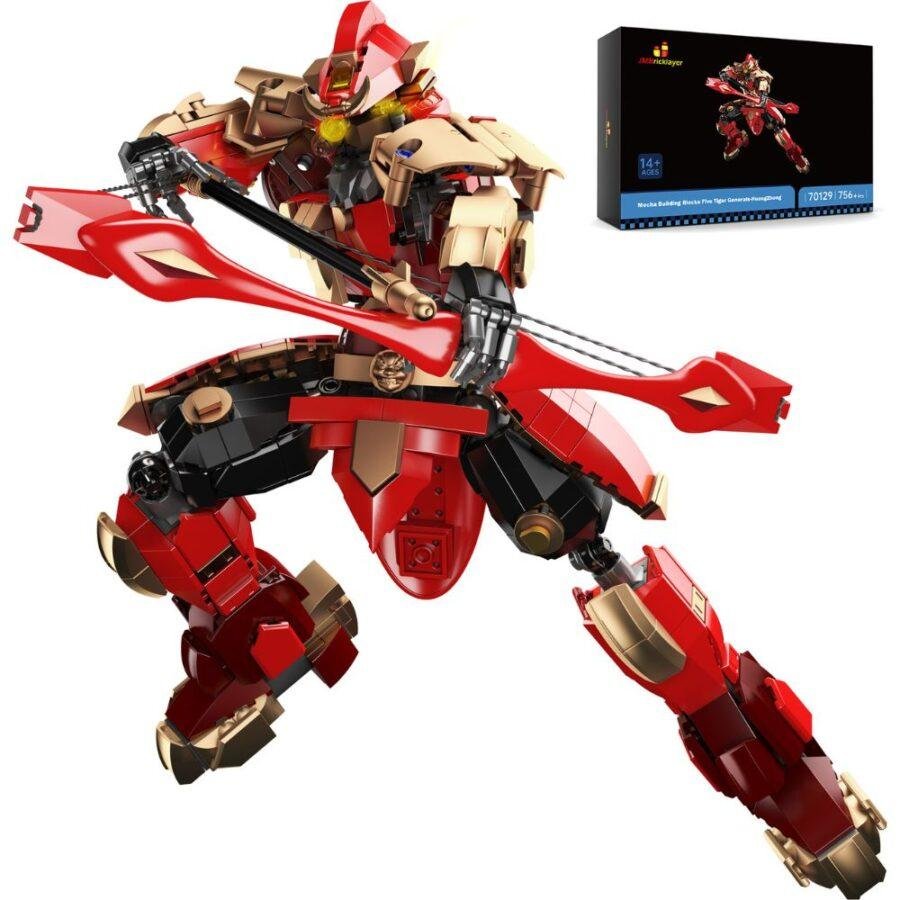 JMBricklayer Five Tiger Generals-HuangZhong 70129 Brick Toys Set IMG1