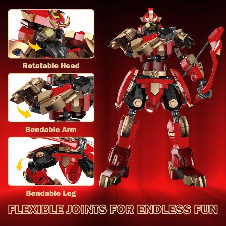 JMBricklayer Five Tiger Generals-HuangZhong 70129 Brick Toys Set IMG3