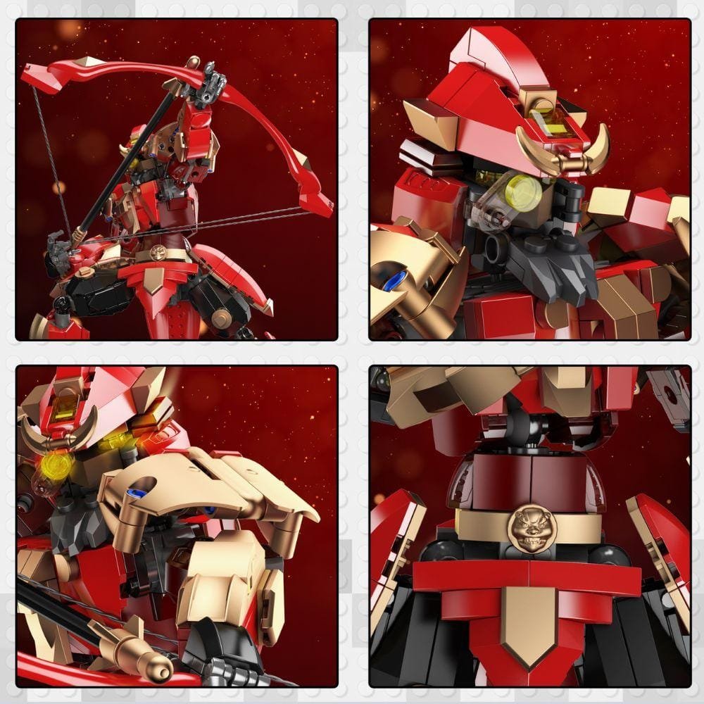 JMBricklayer Five Tiger Generals-HuangZhong 70129 Brick Toys Set IMG6