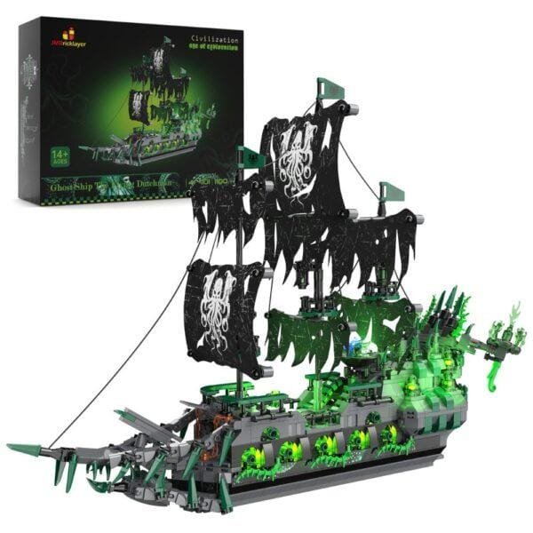 JMBricklayer Glowing Ghost Ship 40001 brick set toy - img 1