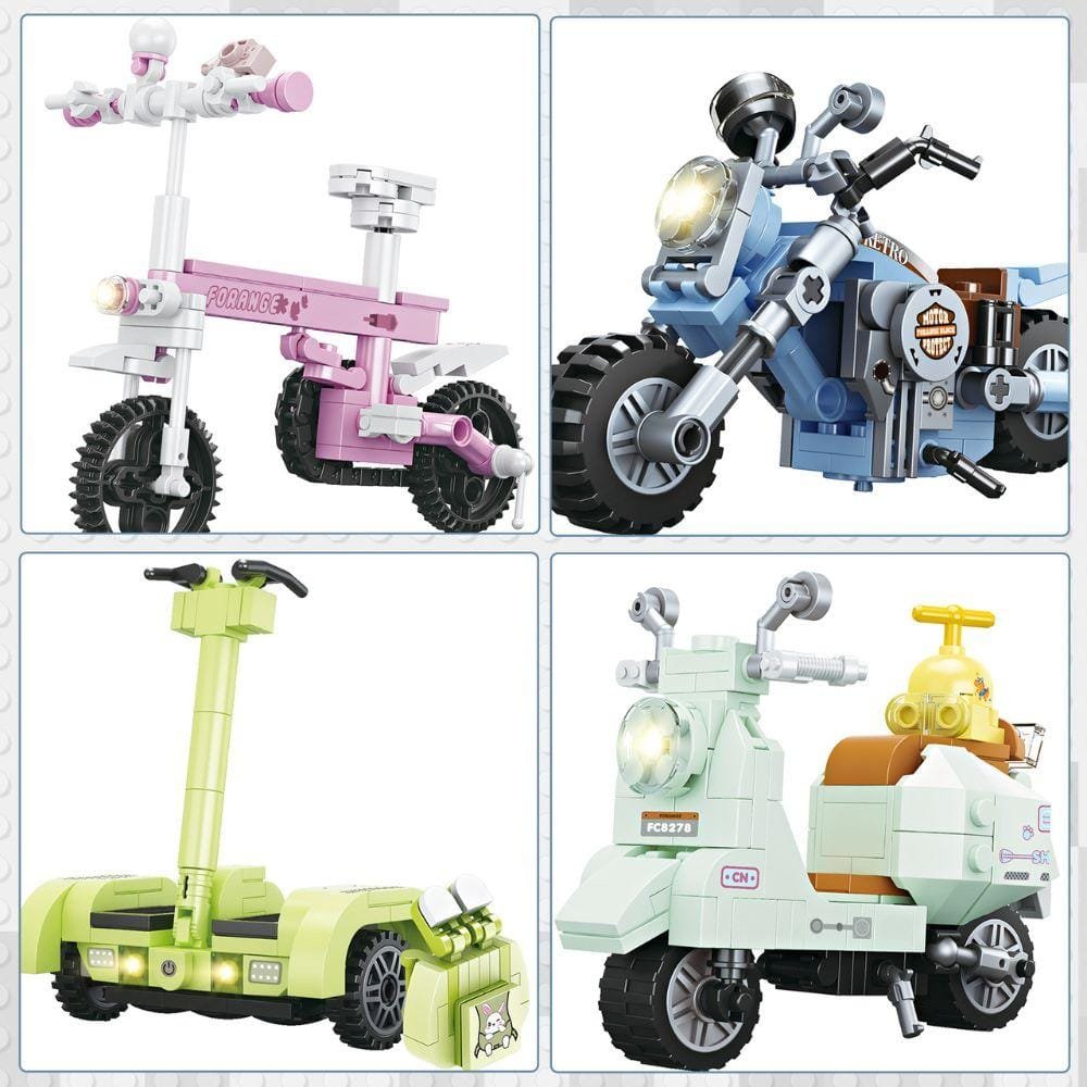 JMBricklayer Mini Motorcycle Set 20116 brick set toy - img 5