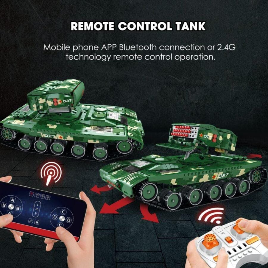 JMBricklayer RC Armoured Vehicle Missile Tank 61513 Brick Toys Set IMG4