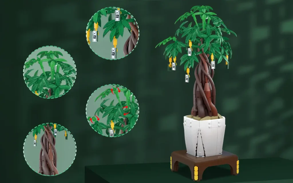 JMBricklayer JMB-Lego vs Mould King-JMBricklayer Money Tree 20008