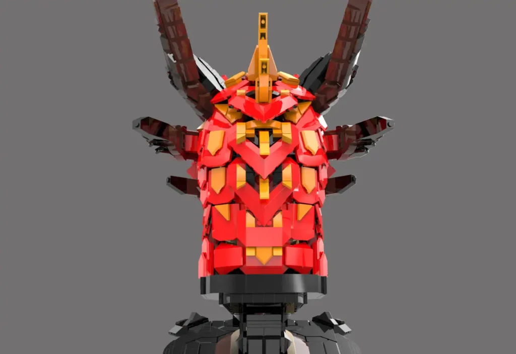 JMBricklayer JMB-Upgrade Details on Dragon Head 70105-The Back-New