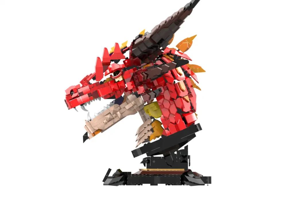 JMBricklayer JMB-Upgrade Details on Dragon Head 70105-The Left-Old