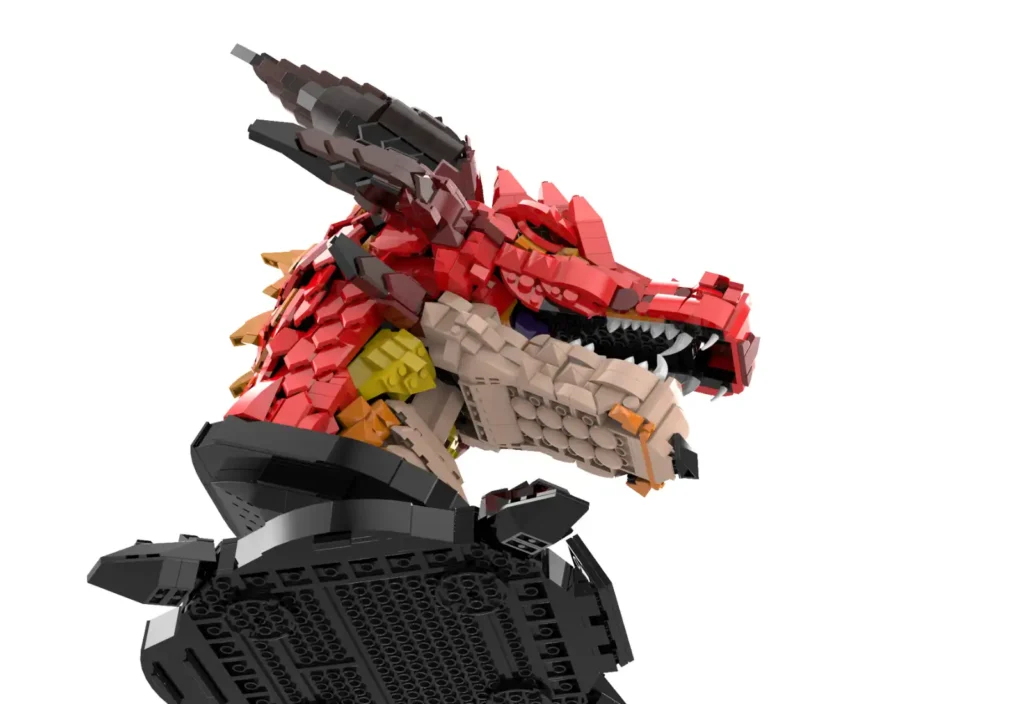 JMBricklayer JMB-Upgrade Details on Dragon Head 70105-The Right-Old