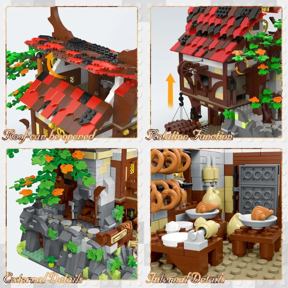 JMBricklayer Medieval Town-Bakery 30111 Brick Toys Set IMG5