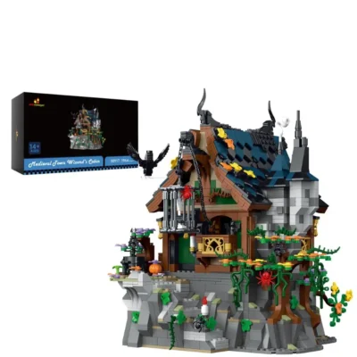 JMBricklayer Medieval Town Wizard's Cabin 30117 brick toys set IMG1