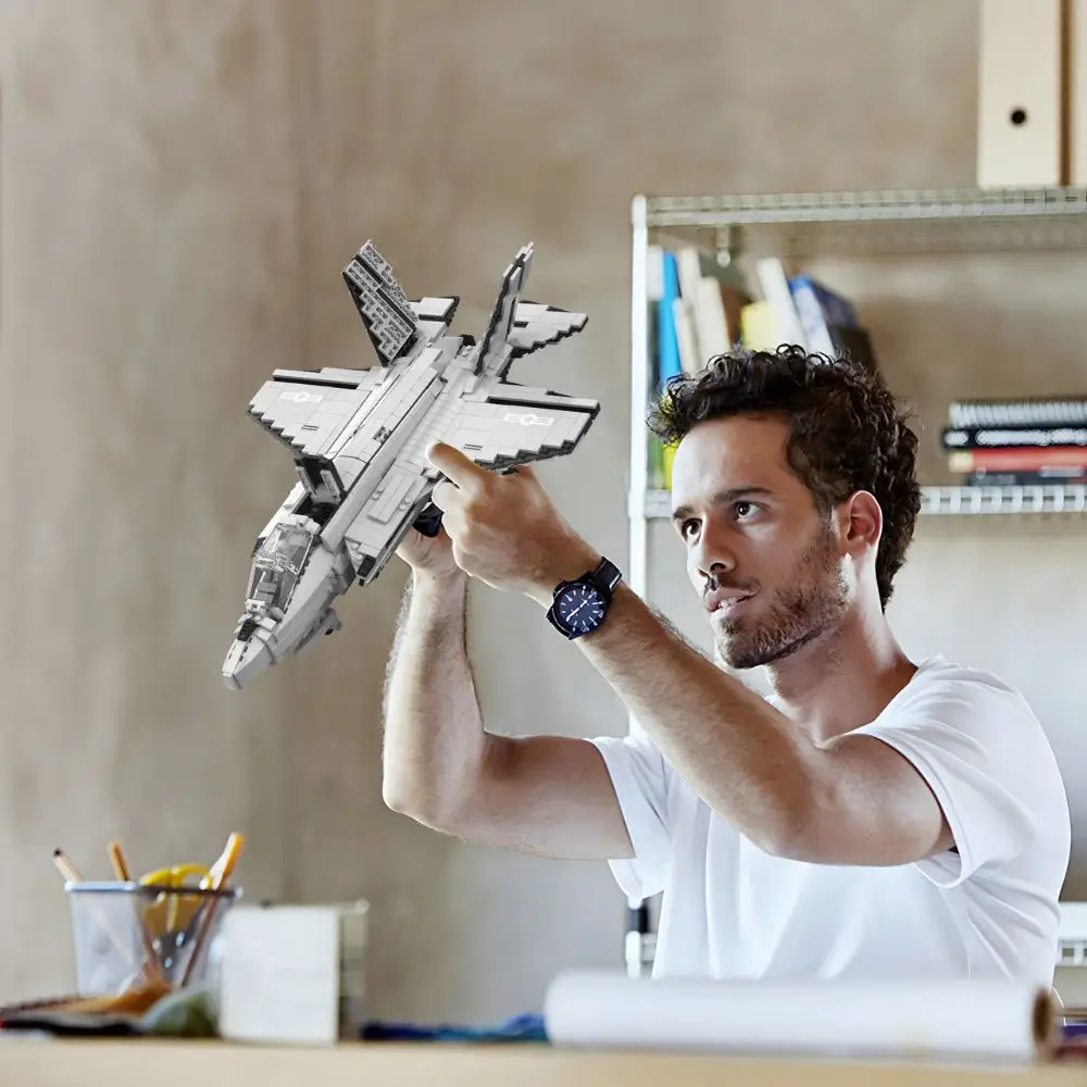 JMBricklayer Military World-F-35 Lightning II Joint Strike Fighter 60004 Brick Toys Set IMG7