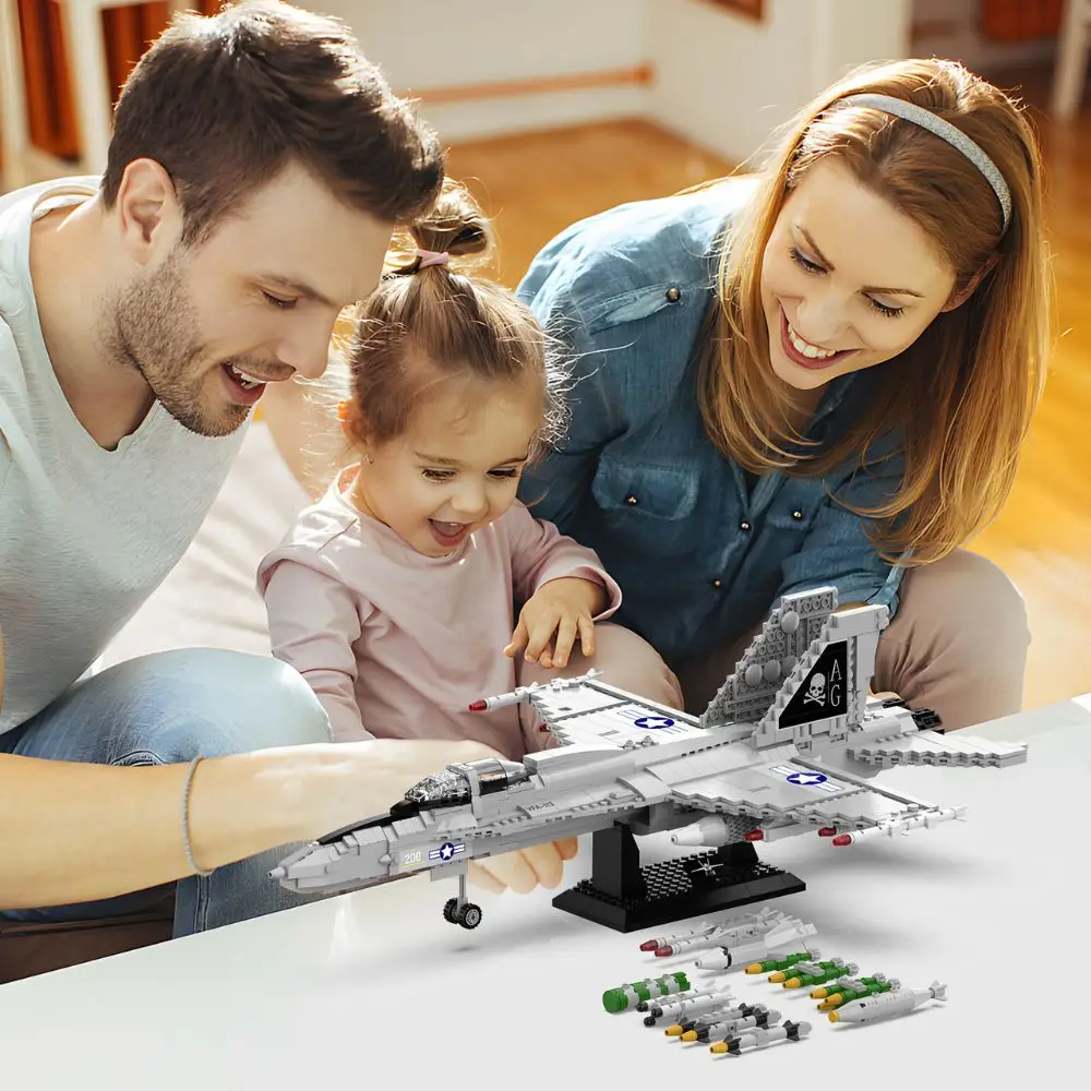 JMBricklayer Military World-FA-18 Strike Fighter 60005 Brick Toys Set IMG7
