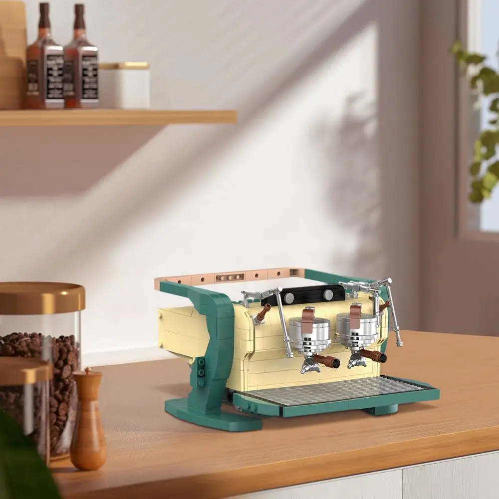 JMBricklayer Vintage Coffee Machine 20136 brick toys set IMG2