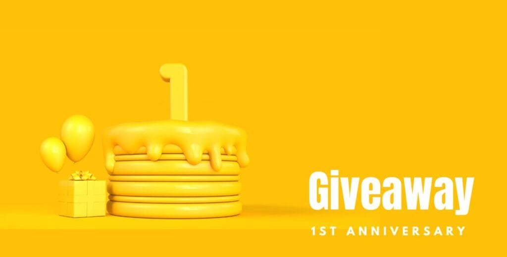 JMBricklayer 1st Anniversary giveaway cover
