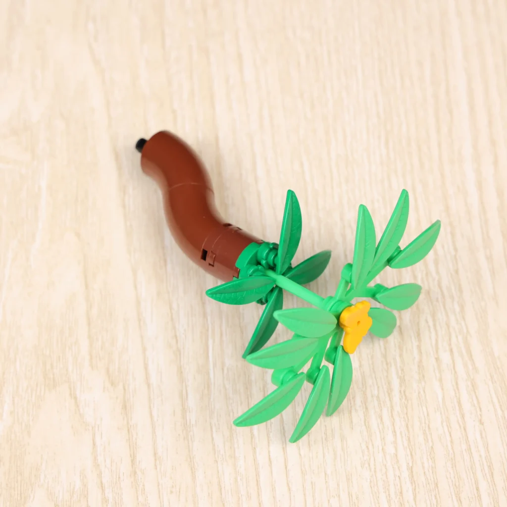 JMBricklayer JMB-Money Tree 20008 Set DIY Guide-Connecting the stem and leaves-04